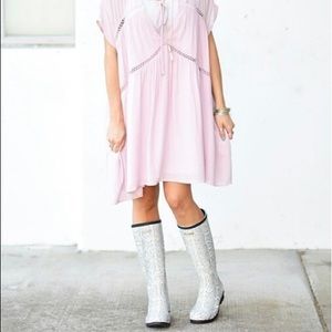 Brand new Constance Rain Boots Natural Snake Print